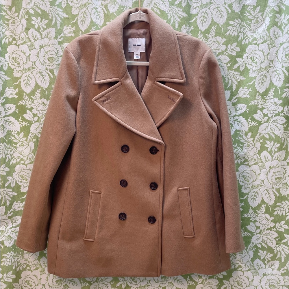 Old Navy Classic Camel Peacoat